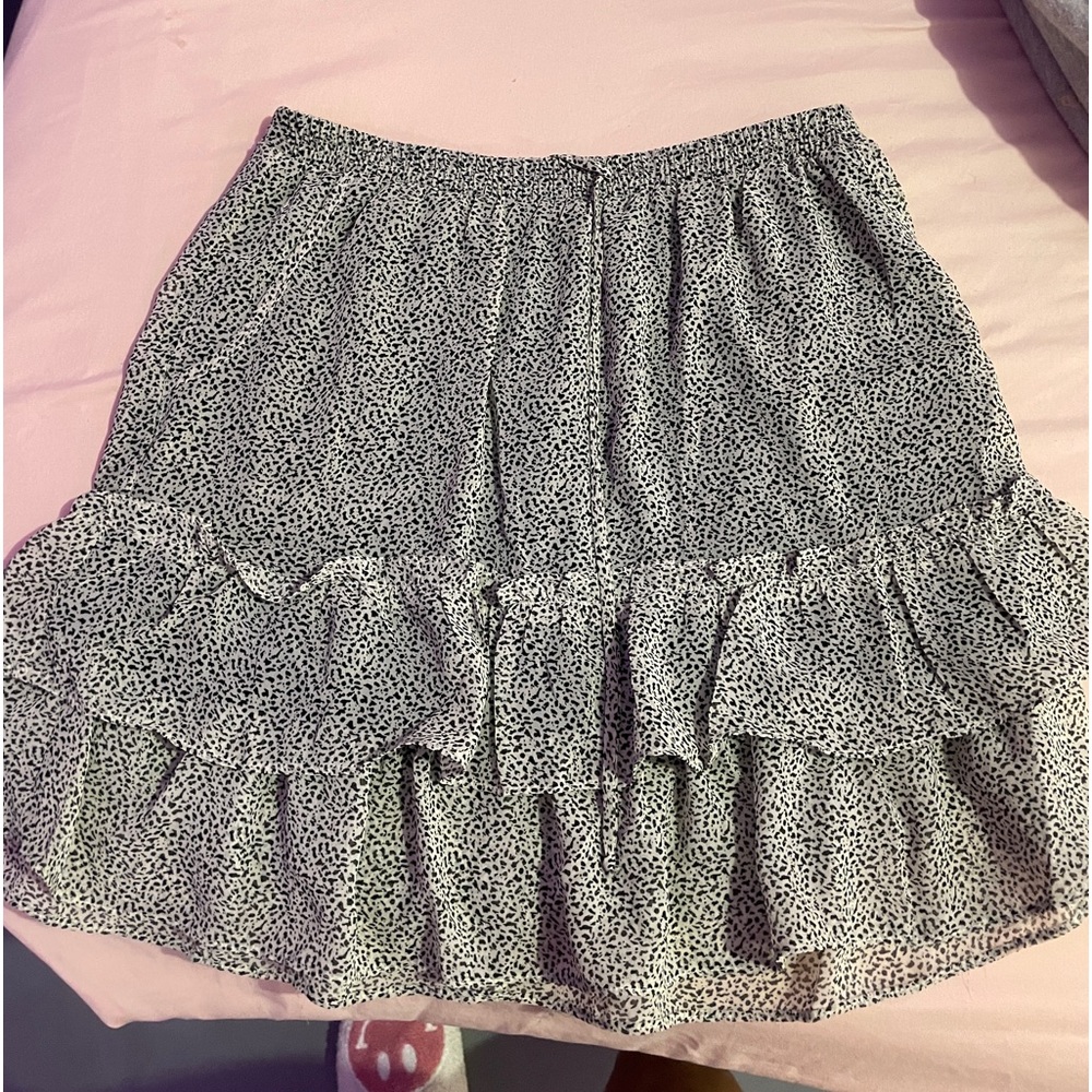 sienna sky leopard skirt
